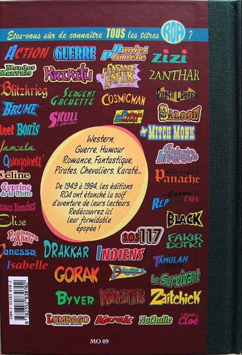 Aperçu de l'album La Formidable Aventure des Editions Roa