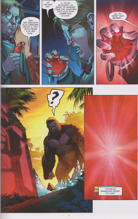 Aperçu de l'album Justice League vs Godzilla vs Kong tome 1