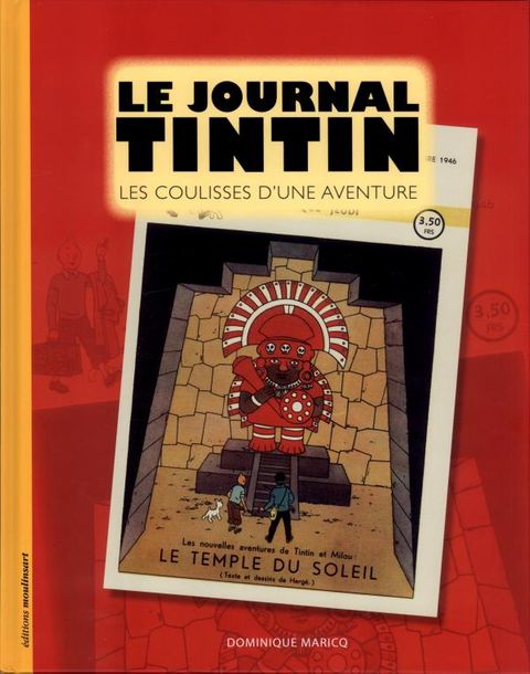 Couverture de l'album Le journal de Tintin, les coulisses d'une aventure