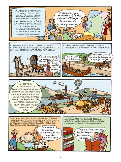 Aperçu de l'album L'Histoire de France en Bd - L'Histoire de France en Bd : 1789-1795 la Révolution Française !
