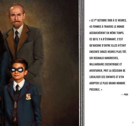 Aperçu de l'album The umbrella academy - The Umbrella Academy le making off