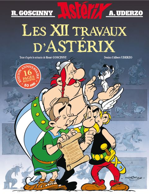 Couverture de l'album Les 12 travaux d'Astérix (Version 2016)