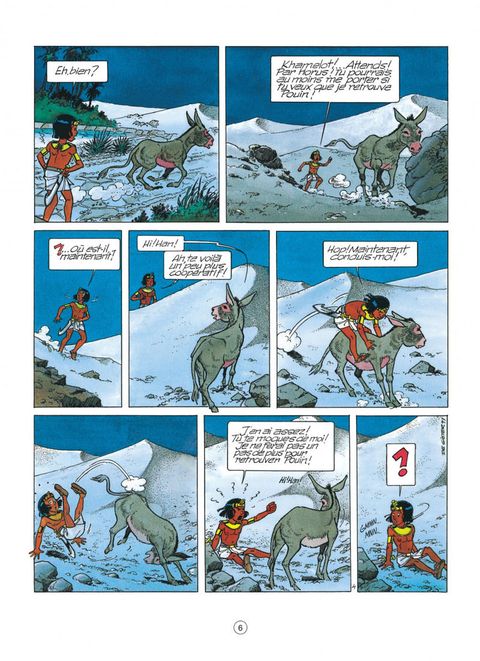 Aperçu de l'album Papyrus tome 21 - Le talisman de la grande pyramide