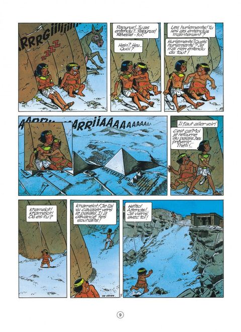 Aperçu de l'album Papyrus tome 21 - Le talisman de la grande pyramide