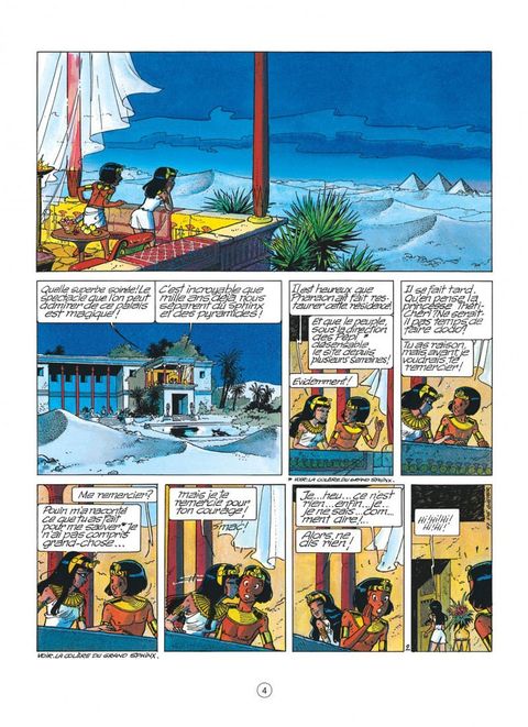 Aperçu de l'album Papyrus tome 21 - Le talisman de la grande pyramide