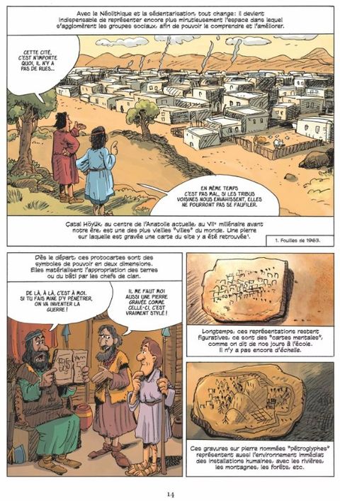 Aperçu de l'album L'incroyable histoire de... (Arènes BD) tome 8 - L'incroyable histoire de la géographie (200 ans d´exploration du monde)