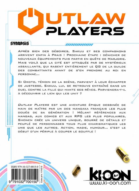Aperçu de l'album Outlaw Players tome 3