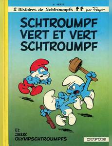 Couverture de l'album Schtroumpf vert et vert Schtroumpf/Jeux olympschtroumpfs