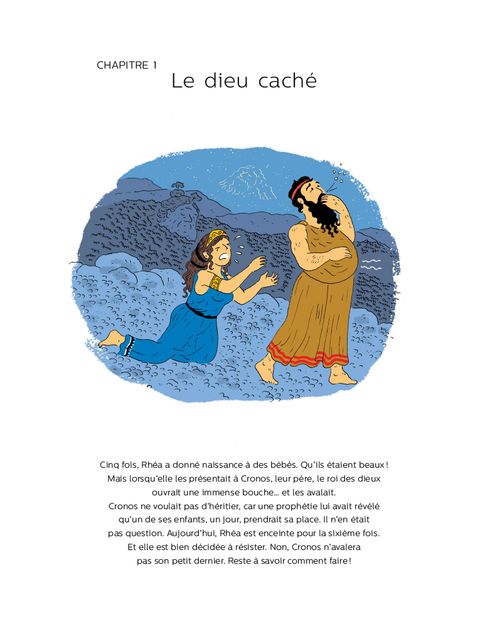 Aperçu de l'album La Mythologie en Bd tome 10 - Zeus, le roi des dieux 
