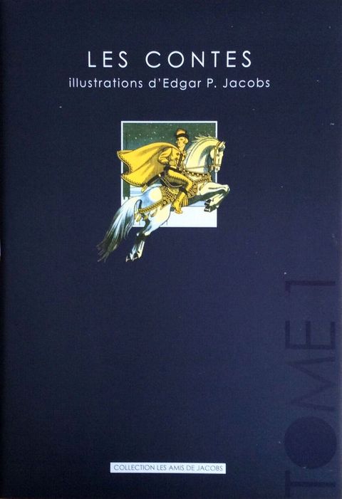 Couverture de l'album "Les Contes" illustrations d’Edgar P. Jacobs