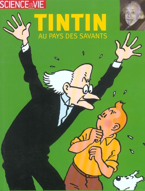 Couverture de l'album Tintin au pays des savants