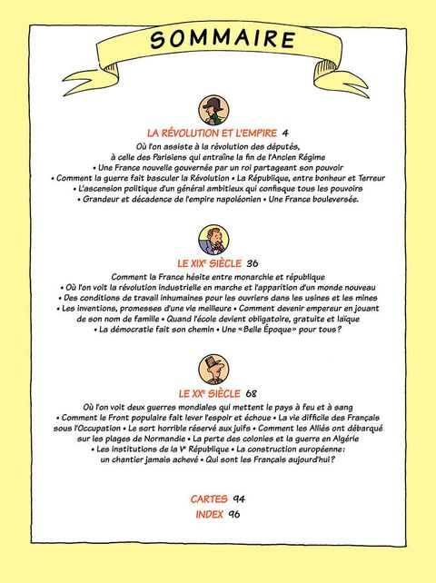Aperçu de l'album L'Histoire de France en Bd tome 3 - De 1789 à nos Jours !