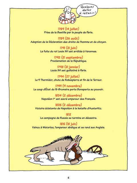 Aperçu de l'album L'Histoire de France en Bd tome 3 - De 1789 à nos Jours !