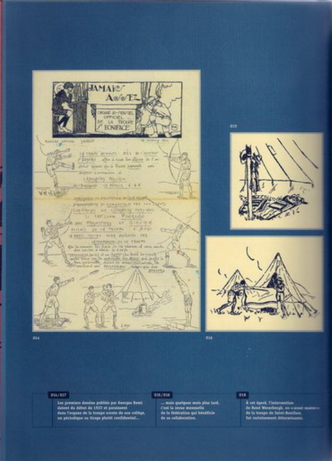 Aperçu de l'album Hergé - Auteur tome 1999 - Les débuts d'Hergé - Du dessin à la bande dessinée
