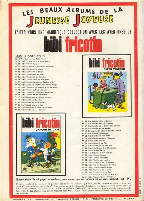 Aperçu de l'album Pieds Nickelés (Jeunesse Joyeuse) tome 68 - Les Pieds Nickelés organisateurs de Safaris