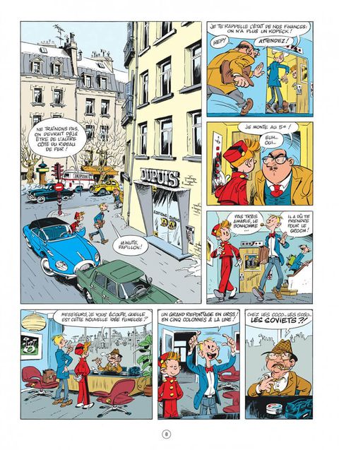 Aperçu de l'album Spirou et Fantasio Classique - Spirou chez les Soviets