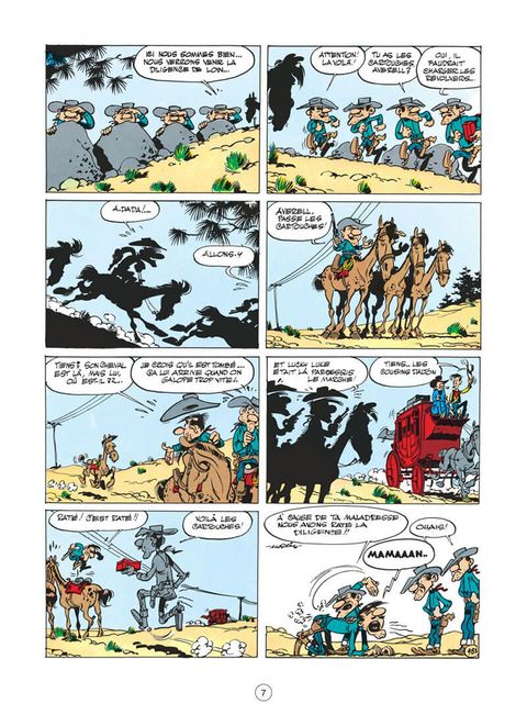 Aperçu de l'album Lucky Luke (Dupuis) tome 12 - Les Cousins Dalton