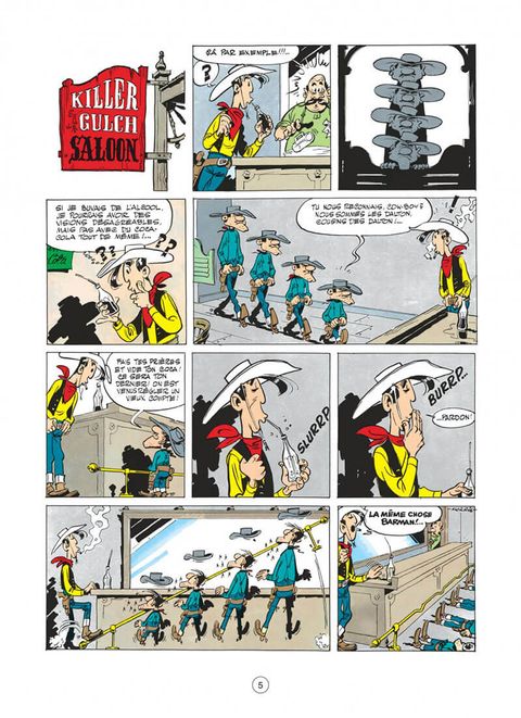 Aperçu de l'album Lucky Luke (Dupuis) tome 12 - Les Cousins Dalton