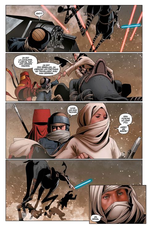 Aperçu de l'album Star Wars (2015) tome 7 - Les Cendres de Jedha