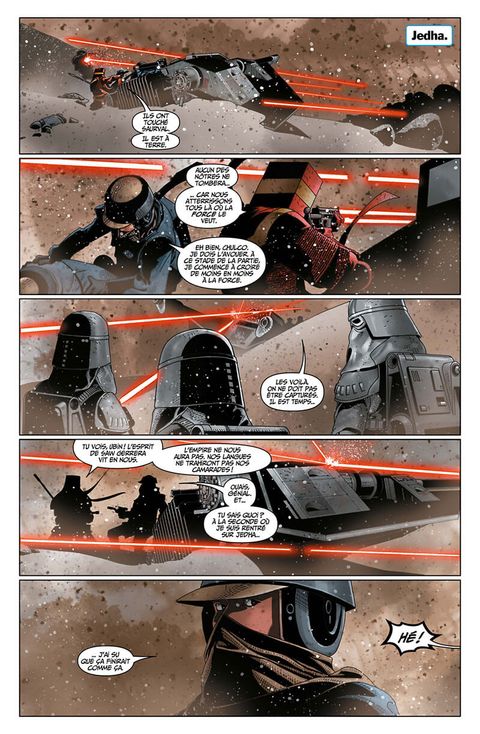 Aperçu de l'album Star Wars (2015) tome 7 - Les Cendres de Jedha