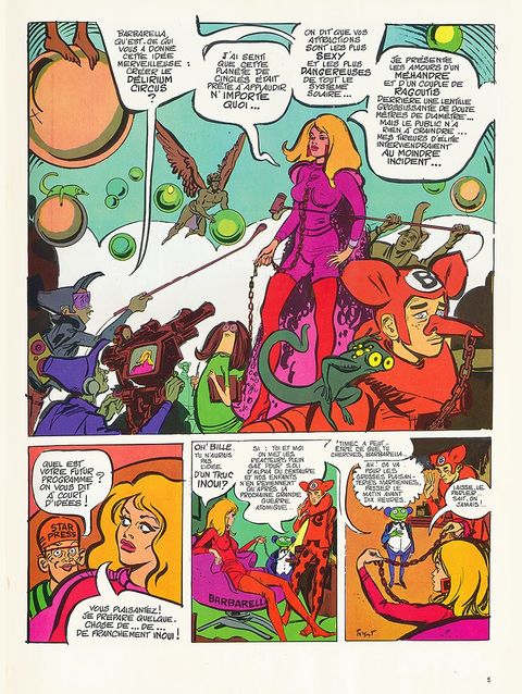 Aperçu de l'album Barbarella tome 2 - Les colères du mange-minutes