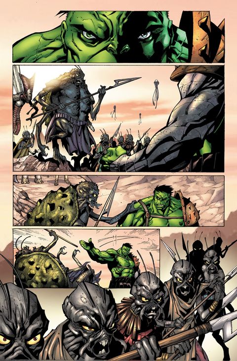 Aperçu de l'album Hulk - Planète Hulk - Planète Hulk