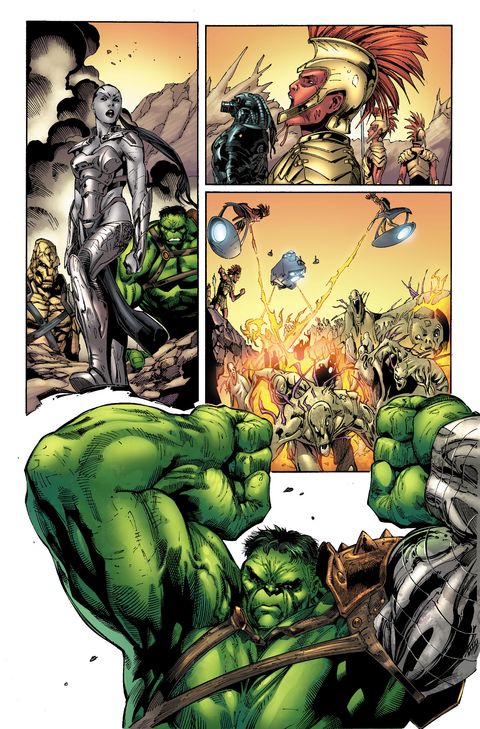 Aperçu de l'album Hulk - Planète Hulk - Planète Hulk