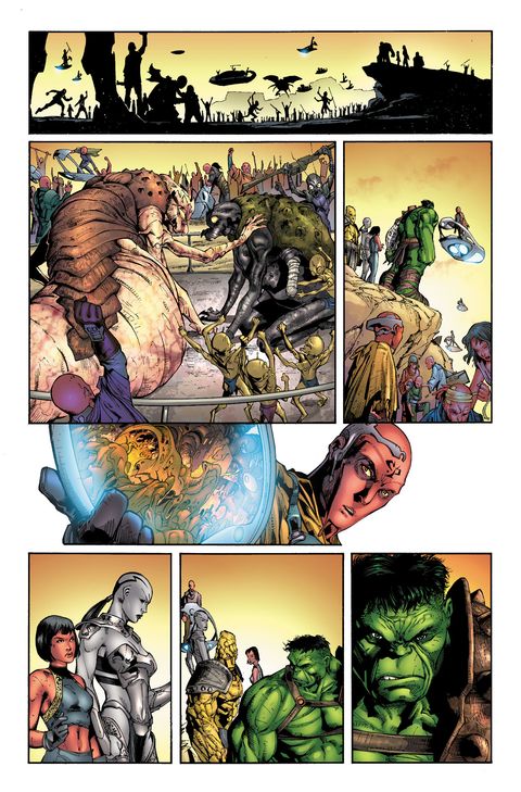 Aperçu de l'album Hulk - Planète Hulk - Planète Hulk