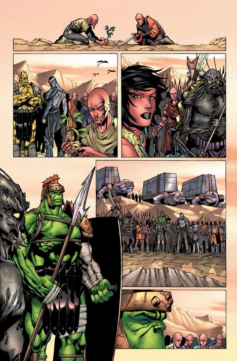 Aperçu de l'album Hulk - Planète Hulk - Planète Hulk