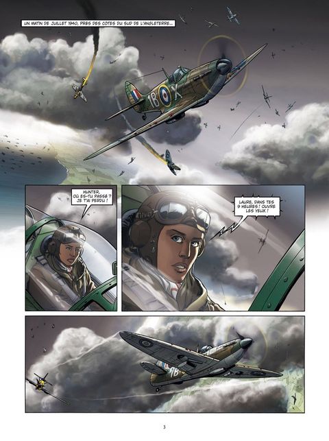 Aperçu de l'album Lady Spitfire tome 1 - La Fille de l'Air
