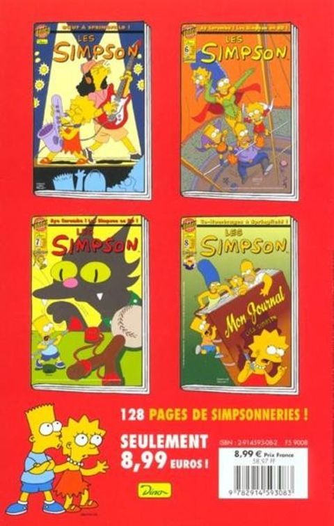 Aperçu de l'album Les Simpson Hors série