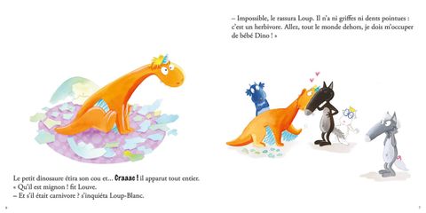 Aperçu de l'album Le loup - Le loup qui adorait les dinosaures