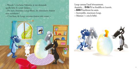 Aperçu de l'album Le loup - Le loup qui adorait les dinosaures