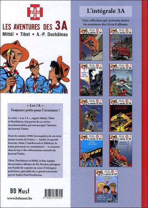 Aperçu de l'album Les Aventures des 3 A tome 8 - Abordage à Bonifacio