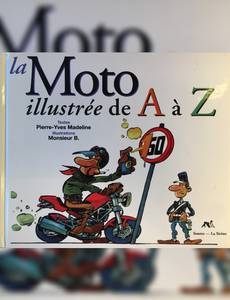 Couverture du premier album de la série La Moto De A à Z