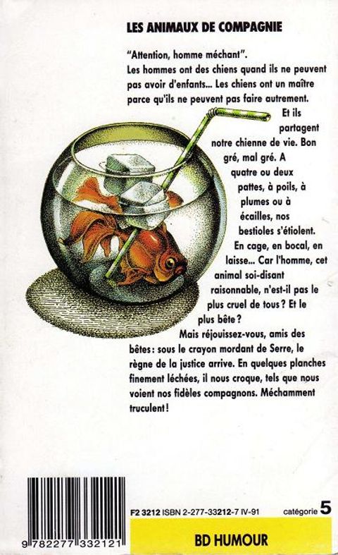 Aperçu de l'album Serre (Compilation) tome 1991 - Les animaux de compagnie