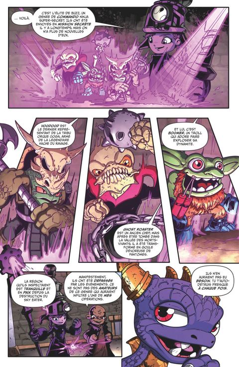 Aperçu de l'album Skylanders tome 6