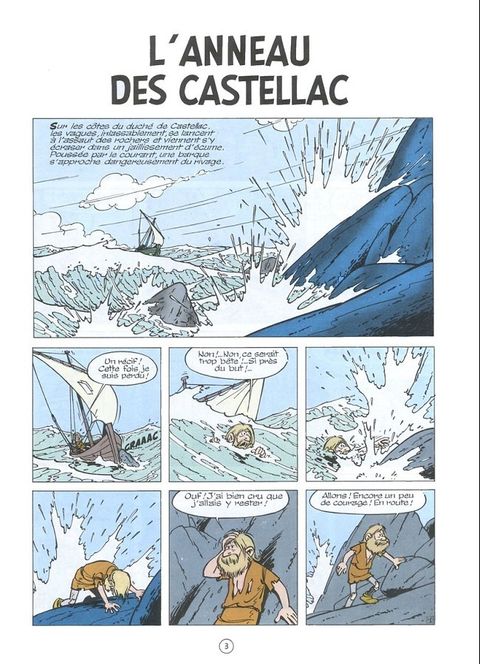 Aperçu de l'album Johan et Pirlouit tome 11 - L'anneau des Castellac