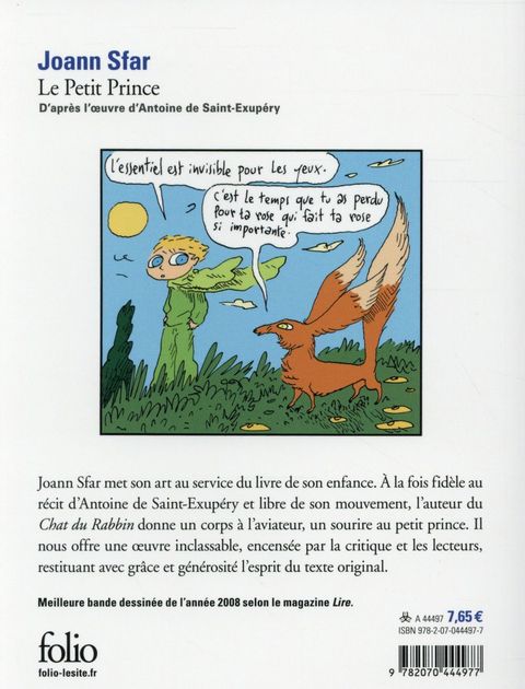 Aperçu de l'album Le Petit Prince (Sfar)
