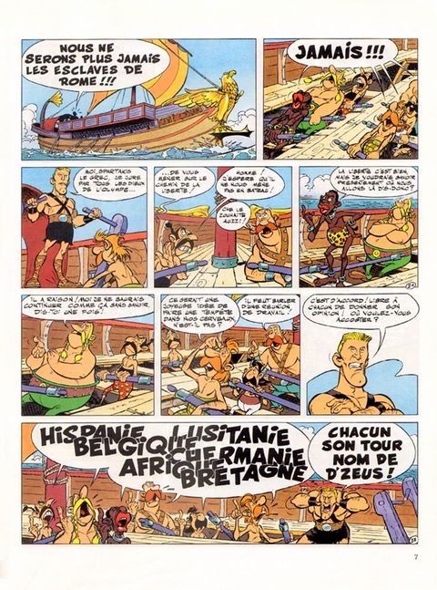 Aperçu de l'album Astérix tome 30 - La galère d'Obélix
