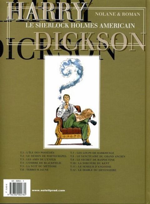 Aperçu de l'album Harry Dickson (nolane) tome 12 - Le Diable du Devonshire (nouvelle Edition)