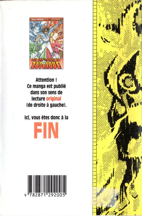 Aperçu de l'album Les Chevaliers du Zodiaque tome 19