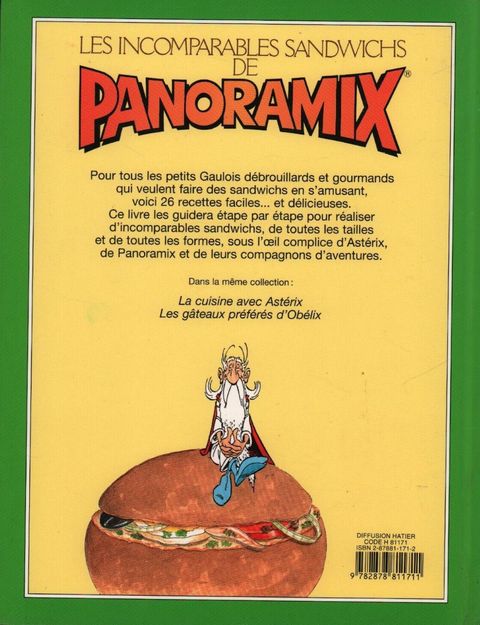 Aperçu de l'album Astérix (Gastronomie) tome 1995 - Les Incomparables Sandwichs de Panoramix