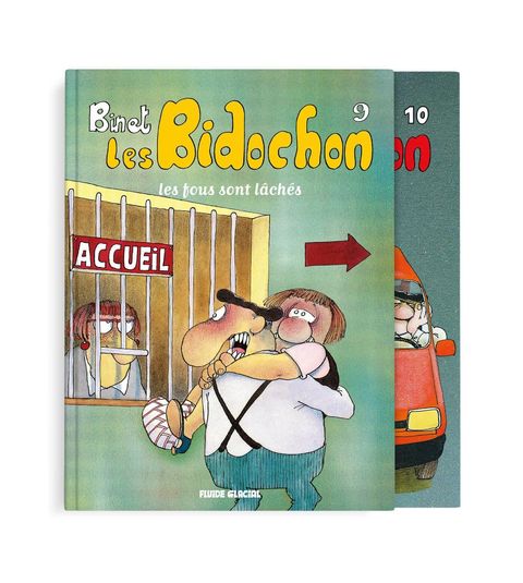Couverture de l'album Les Bidochon Tomes 09 et 10 - L'Enfer du quotidien