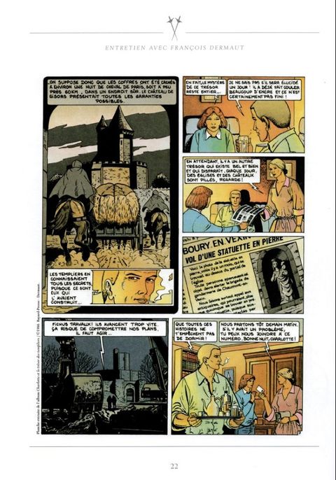 Aperçu de l'album Les cahiers de la bande dessinée (CBD) présentent  tome 2 - Les chemins de Malefosse