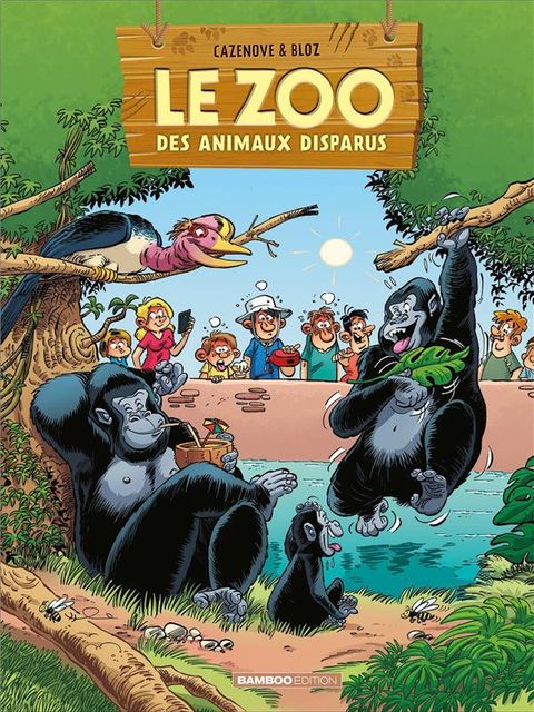 Couverture de l'album Le zoo des animaux disparus