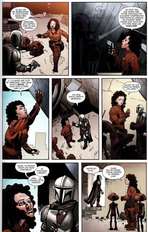 Aperçu de l'album Star Wars : The Mandalorian tome 2