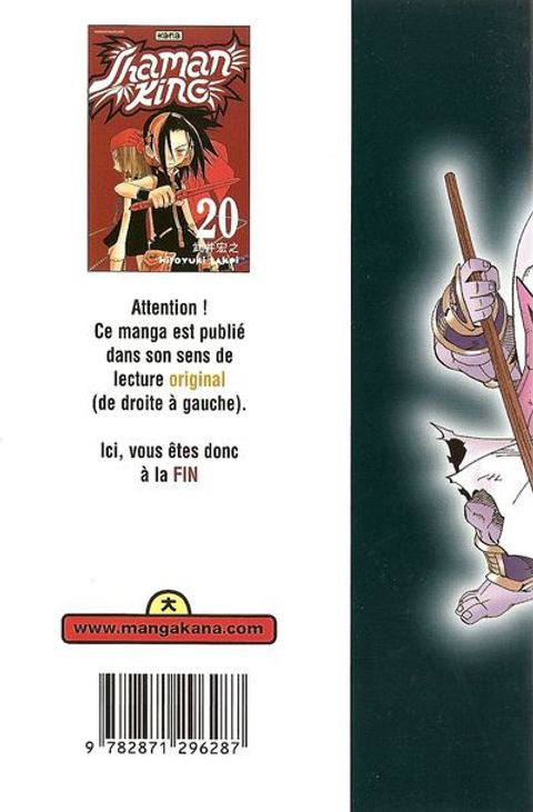 Aperçu de l'album Shaman King tome 20