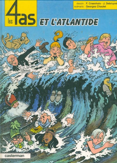 Couverture de l'album Les 4as et l'Atlantide