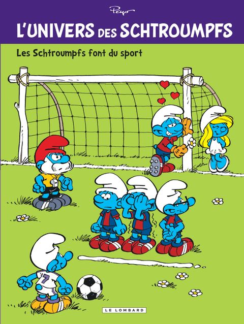 Couverture de l'album Les schtroumpfs font du sport